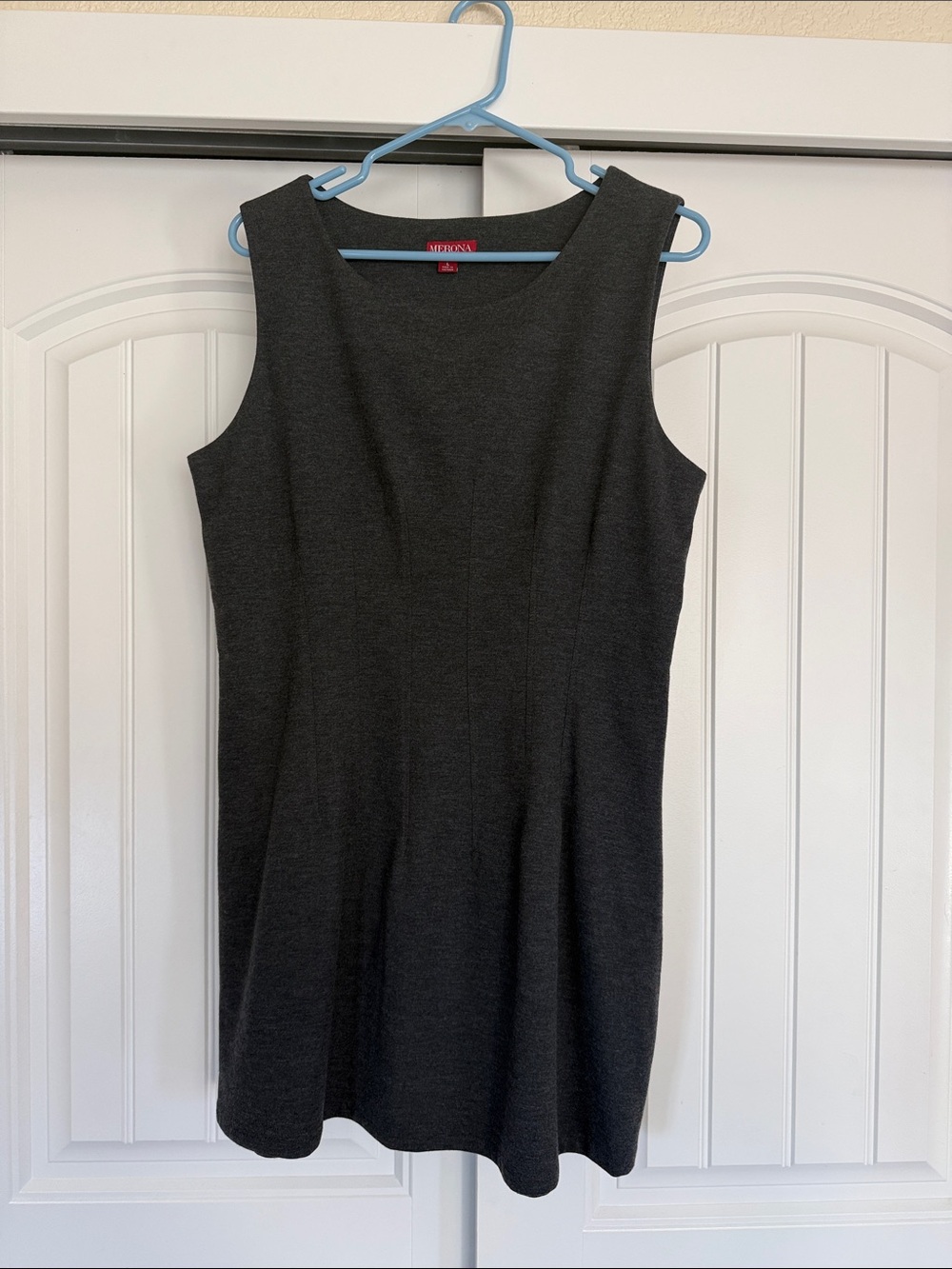 Merona Charcoal Gray Sleeveless Sheath Dress